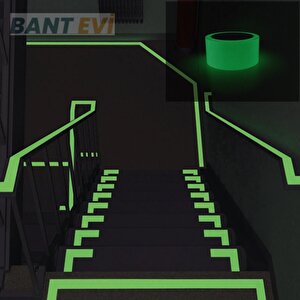 Fosforlu Bant 5cmx5mt Gece Parlayan Fotolümenli Şerit Bant