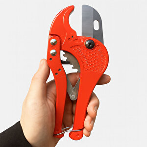 Pvc Boru Kesme Makası Profesyonel Güçlü Çelik Bıçaklı Ergonomik Plastik Boru Kesme Aleti