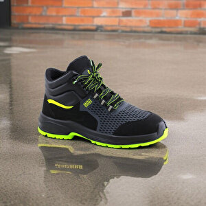 İş Ayakkabısı Süet Delikli Nefes Alan Çelik Burunlu İnşaatçı Tekstil Güvenlik Ayakkabı Bot 44 Numara