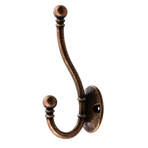 Metal Askı Antik Bakır Vestiyer Portmanto Dolap Askılık Askılığı Duvar Banyo Mutfak Elbise Askısı