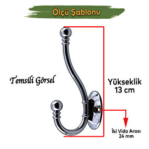 Metal Askı Antik Bakır Vestiyer Portmanto Dolap Askılık Askılığı Duvar Banyo Mutfak Elbise Askısı