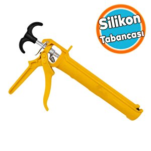 Profesyonel Silikon Tabancası Yüksek Basınçlı Manuel Mastik Ve Dolgu Uygulama Aleti