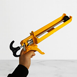 Profesyonel Silikon Tabancası Yüksek Basınçlı Manuel Mastik Ve Dolgu Uygulama Aleti