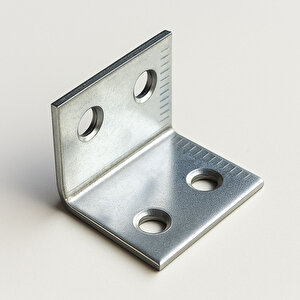 (25 Adet) Metal L Demiri 30x20x20 Mm Kalın Köşebent Raf Dolap Köşe Bağlantı Mobilya Sabitleme Seti