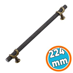 Mobilya Mutfak Dolabı Dolap Kulpları Kulbu Eskitme Antik Sarı Metal Kulp 224 Mm - 22.4 Cm