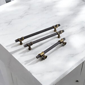 Mobilya Mutfak Dolabı Dolap Kulpları Kulbu Eskitme Antik Sarı Metal Kulp 224 Mm - 22.4 Cm