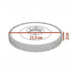 Parlatma Diski Döküm Metal Ahşap Yüzeyler İçin Pas Boya Sökücü Flap Disk Mor 115 Mm