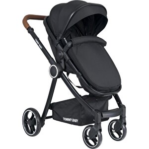Tommybaby Toranto Black Vip Travel Sistem Bebek Arabası + Puset
