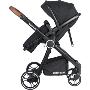 Tommybaby Toranto Black Vip Travel Sistem Bebek Arabası + Puset