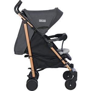 Tommybaby Luppo Gold Tam Yatar Baston Bebek Arabası Puset Antrasit
