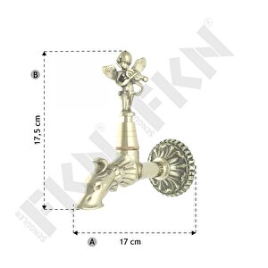 Fkn Lpd Melek Klasik Sarı Osmanlı Musluk