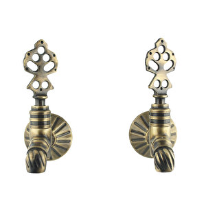 Lpd İkili Burmalı Antik Osmanlı Musluk