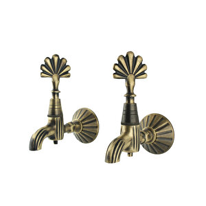 Lpd İkili Yonca Antik Osmanlı Musluk