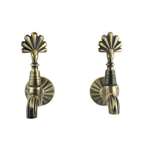 Lpd İkili Yonca Antik Osmanlı Musluk