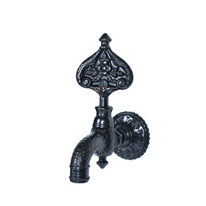 Desenli Perlatörlü Bakır Oksit Osmanlı Musluk