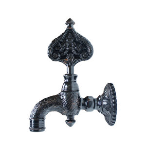 Desenli Perlatörlü Bakır Oksit Osmanlı Musluk