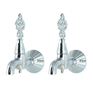 İkili Lüx Krom Osmanlı Musluk