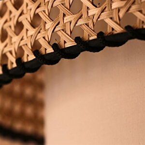 Yaprak Doğal Hazeran Avize 50x30x55 Cm