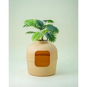 Dekorapet Dekoratif Kedi Tuvaleti Latte