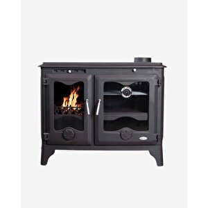 Reyo Stove Bozkır Pik Döküm Fırınlı Şömine Soba