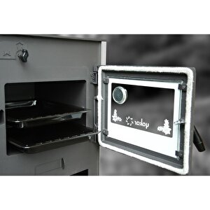 401 Eşanjörlü 25kw Fırınlı Kat Kalorifer Sobası