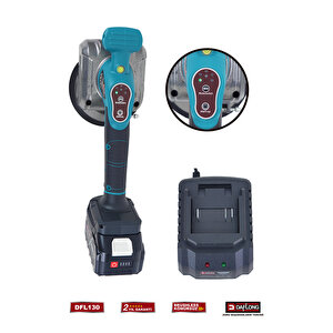 Pro Çi̇ft Akü Vantuz Fayans Tutma Ti̇treşi̇ml Akülü Tokmak Fayans Döşeme Tutma Maki̇nesi̇ Dfl-130