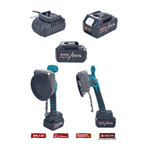 Pro Çi̇ft Akü Vantuz Fayans Tutma Ti̇treşi̇ml Akülü Tokmak Fayans Döşeme Tutma Maki̇nesi̇ Dfl-130