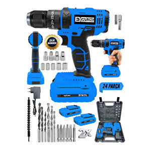 21v Çeli̇k Sanzuman Çeli̇k Mandren Bakir Sargili Akülü Vi̇dalama