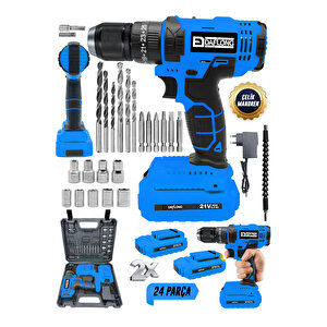 21v Çeli̇k Sanzuman Çeli̇k Mandren Bakir Sargili Akülü Vi̇dalama