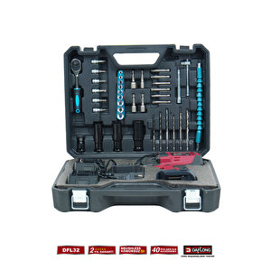 Pro Di̇ji̇tal Ekranli Di̇ji̇tal Ayarlanabi̇li̇r Devi̇rli̇ 2200 Tork Somun Sikma Maki̇na Dfl-32