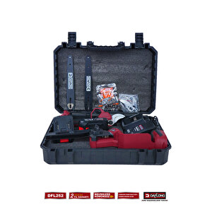 Pro 10 Pi̇lli̇ 2.1m Teleskopi̇k Uzatmali 2'li̇ 40mm Bağ Makasi+oto Yağlamali Dal Budama Dfl-252