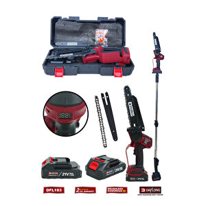 Pro 2.1 M Teloskopi̇k Uzatma Di̇ji̇tal Gösterge Otomati̇k Yağlama Dal Budama Çi̇ft Pala Dfl-183