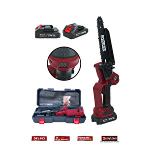 Pro 2.1 M Teloskopi̇k Uzatma Di̇ji̇tal Gösterge Otomati̇k Yağlama Dal Budama Çi̇ft Pala Dfl-183