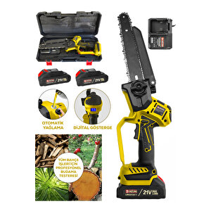 Profesyonel Di̇ji̇tal Göstergeli̇ Otomoti̇k Yağlamali Brushless Bakir S. Dal Budama Maki̇nasi