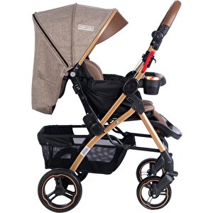 Tornado Travel  Çift Yönlü Bebek Arabası Seyahat Sistem Puset Kahverengi