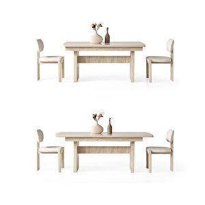 Milano 4 Sandalyeli Açılır Yemek Masa Takımı