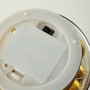 Christmas Tree Yılbaşı Ledli Aydınlatma Gold (12x12x29 Cm) Gold