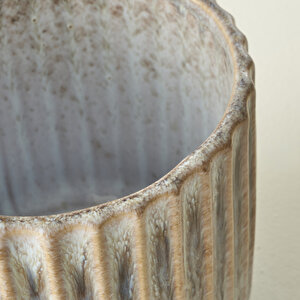 Lavea Saksı Gri (13x13x12 Cm) Gri