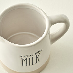 Bohemia Stoneware Sütlük Beyaz (300 Cc) Beyaz