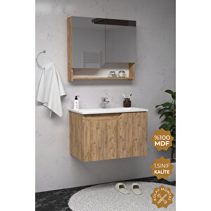 Napoli 65 Cm Mdf Banyo Dolabı Seti