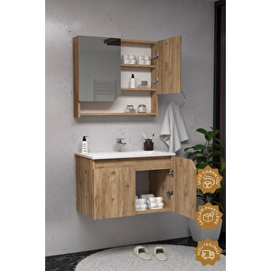 Napoli 65 Cm Mdf Banyo Dolabı Seti