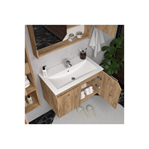 Napoli 65 Cm Mdf Banyo Dolabı Seti