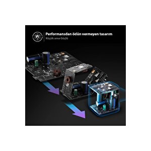 Spigen Powerarc Arcstation 35w Hızlı Şarj Cihazı 2 Port Gallium Nitride (gan) Usb-c Pd 3.0 30w / Pps