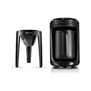 Karaca Hatır Hüp 2 In 1 Türk Kahve Makinesi / Filtre Kahve Makinesi Black