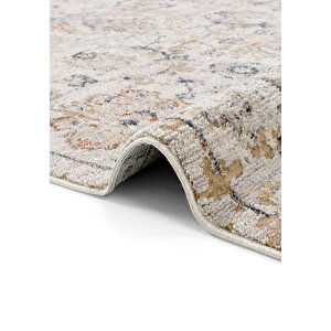 Cool Halı Hanedan Krem Klasik Desenli Çiçekli Otantik Halı Bohem Vintage Oturma Odası Salon Halısı