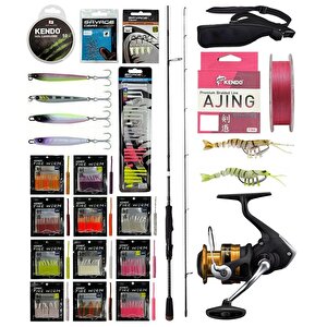 Yekoutdoor Ultra Lrf Seti Savage Gear Sg2 Ultra Light Game 2.13m 2-10gr &shimano Makina Fx 2500 Fc Hg