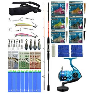 Yek Outdoor Hazır Tekne Oltası Seti Shimano Kamış Sonora Boat Quiver 1,50m 50-150g 2pc&kendo Ocean Cast 5000 Olta Makinesi