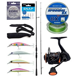 Yek Outdoor Spin Olta Seti Okuma Psycho Stick Game 243cm Ex-fast 15-40gr 2 Parça Olta Kamışı&savage Gear Orange Ltd 4000 Fd 8+1bb