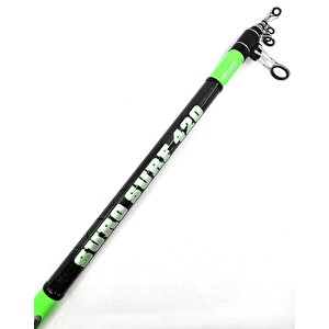 Yek Outdoor Olta Seti Kendo Suro Surf 420cm 100-200gr Teleskopik Olta Kamışı&kendo Ocean Cast 6000 Olta Makinesi