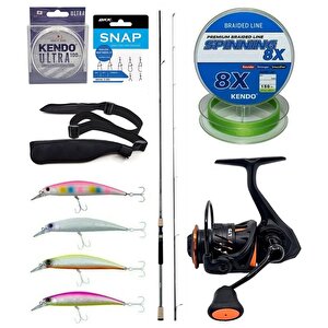 Yek Outdoor Spin Olta Seti Okuma Azaki Spin 274 Cm 12-35 Gr 2 Parça Spin Kamışı&savage Gear Orange Ltd 3000 Fd 8+1bb Olta Makinesi